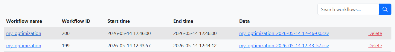 IvoryOS Data page